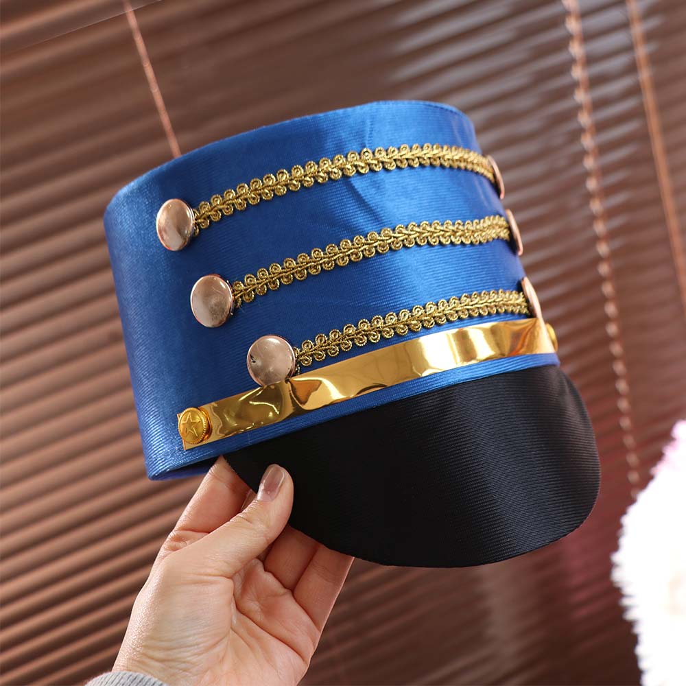 Photography Major - Hat-nutcrackers Marching Band Hat Gold Trim