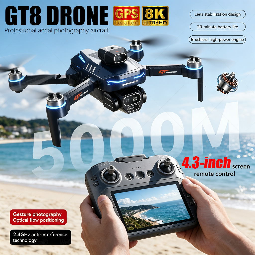 Photography Pro - NEW GT8 HD RC Drone 4K