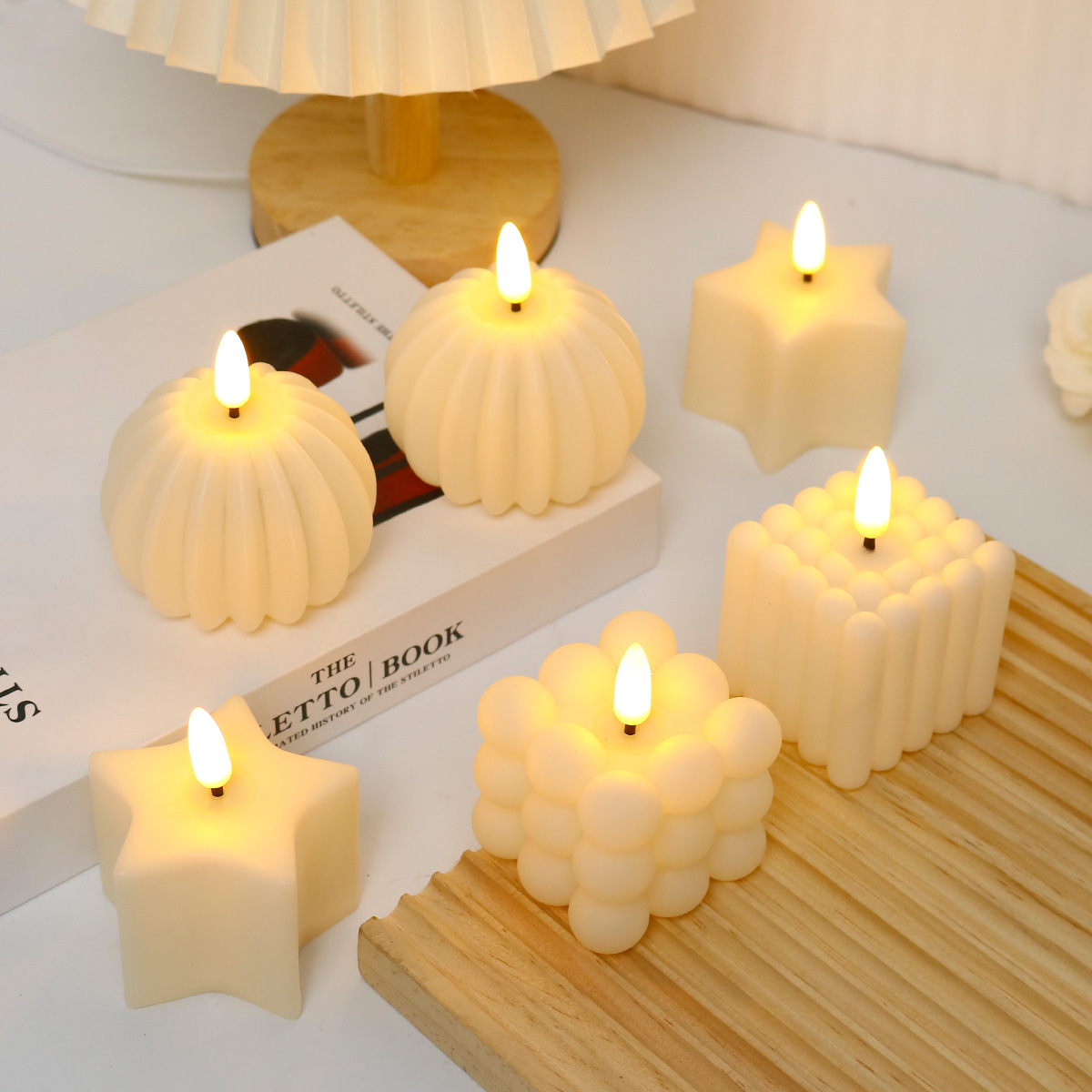 Led Candle  Cube for Wedding,  - Photography Wedding ulasan dan harga