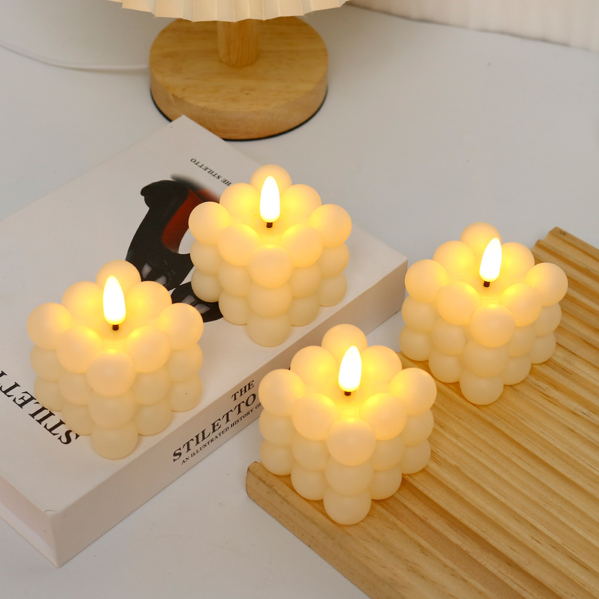 Led Candle  Cube for Wedding,  - Photography Wedding ulasan dan harga
