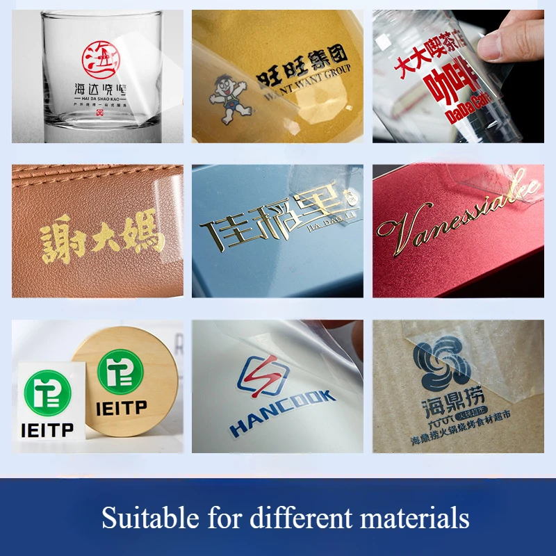 100PCS 3D Name Sticker Any Siz - Photography Logo ulasan dan harga
