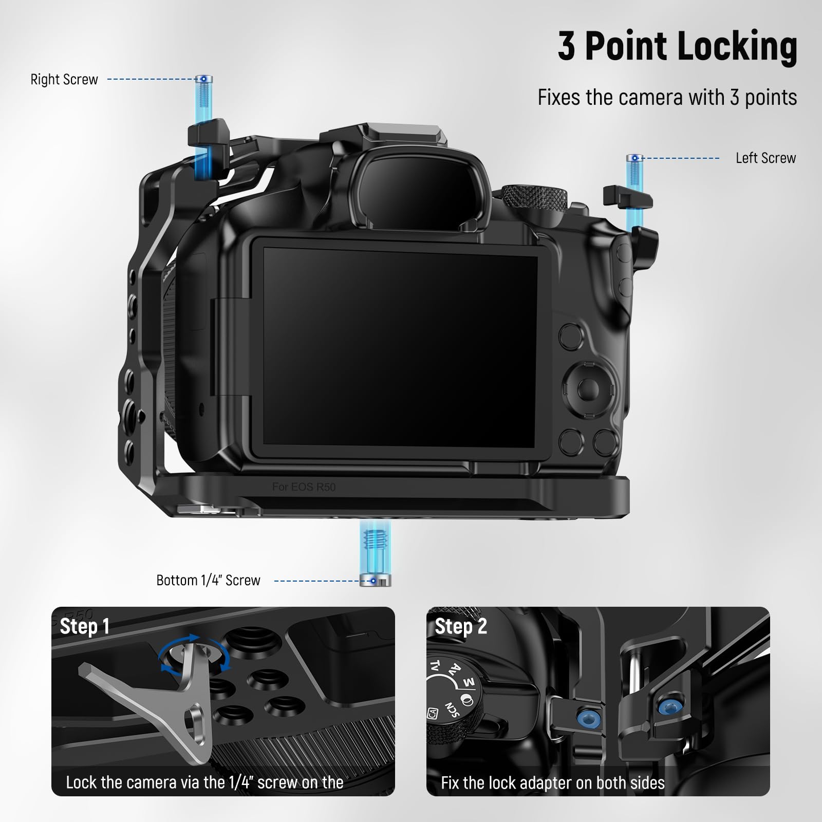 NEEWER R50 Camera Cage Compati - Camera Cage Rig ulasan dan harga