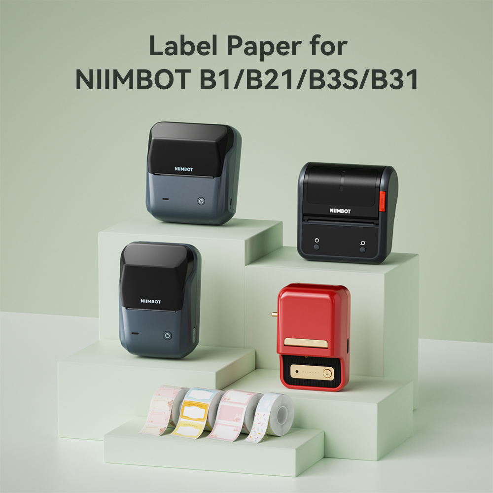 NIIMBOT Thermal Label for B1 B - Photography Logo ulasan dan harga