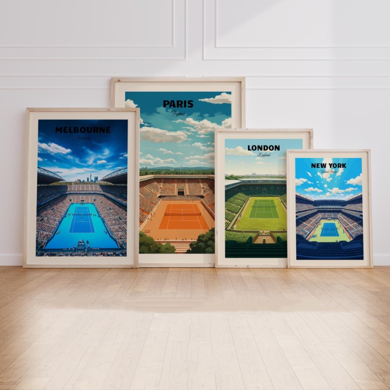 Tennis Majors Poster London Ne - Photography Major ulasan dan harga