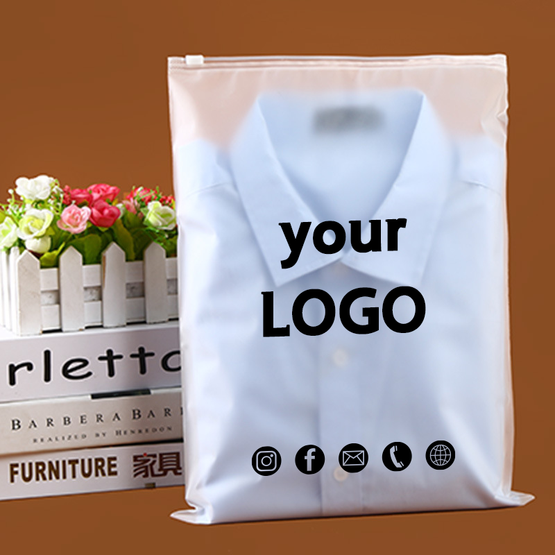 50PCSCustom Storage Frosted Zi - Photography Logo ulasan dan harga