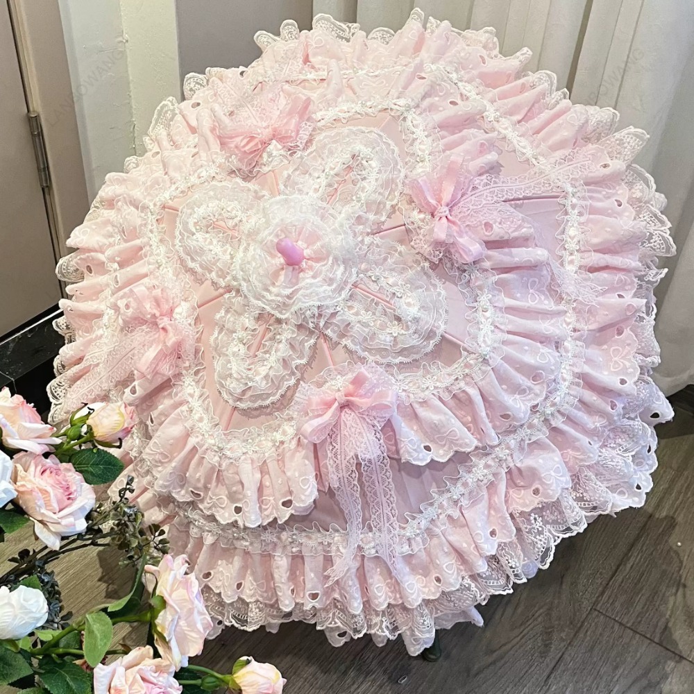 Handmade Pink Floral Heart Lac - Photography Wedding ulasan dan harga