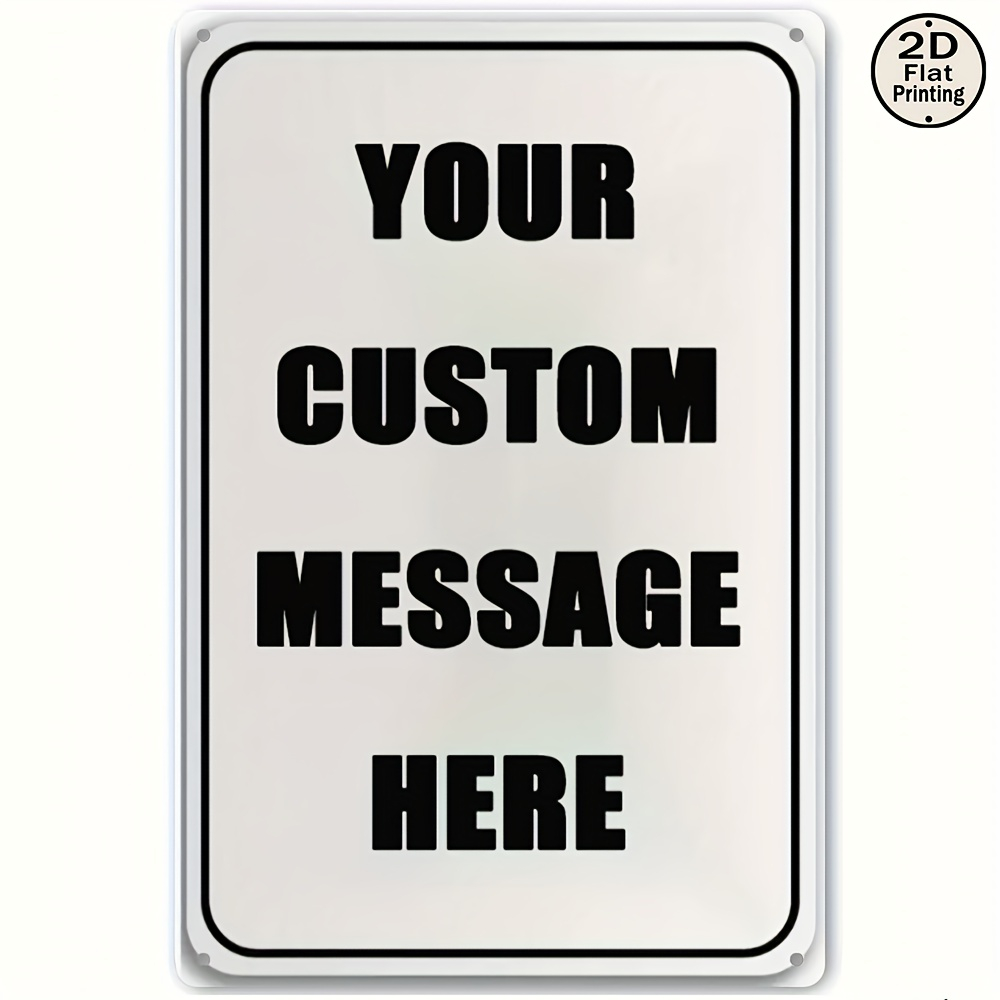 Custom Metal Tin Sign Personal - Photography Logo ulasan dan harga