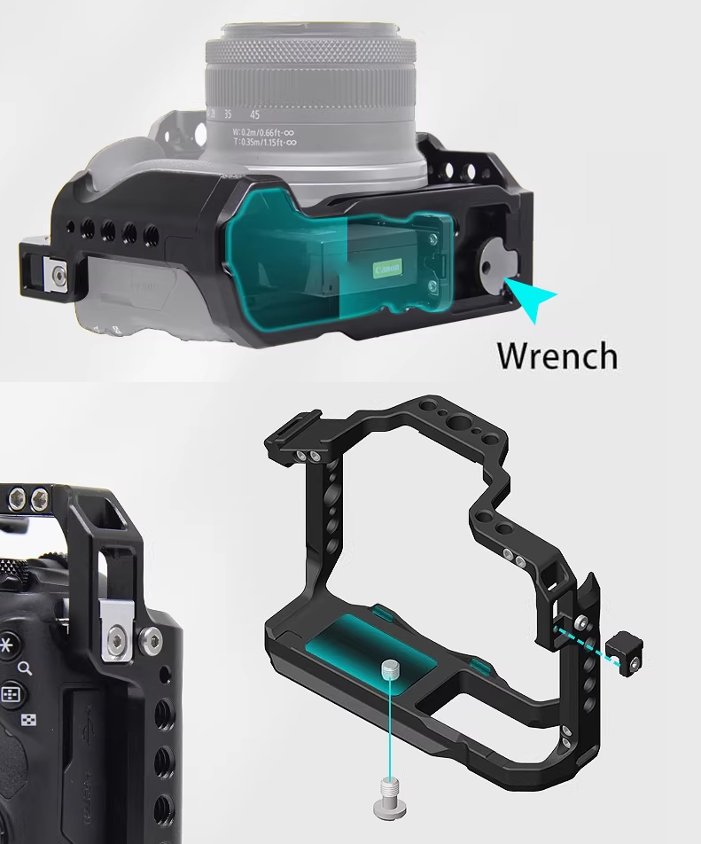R50 Camera Cage for Canon EOS  - Camera Cage Rig ulasan dan harga