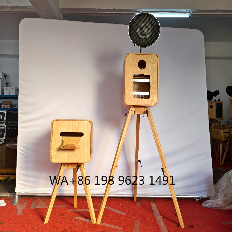 Retro Wooden Selfie Photo Boot - Photography Wedding ulasan dan harga