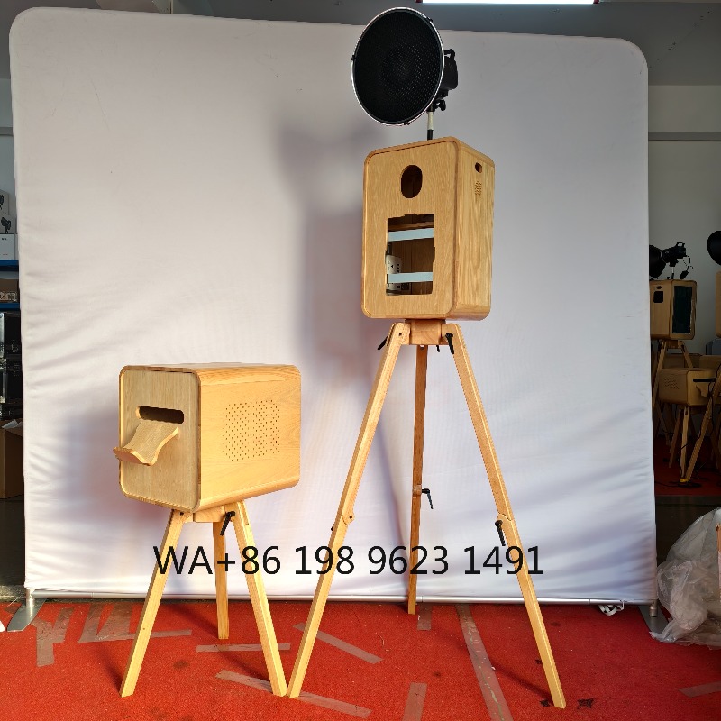 Retro Wooden Selfie Photo Boot - Photography Wedding ulasan dan harga
