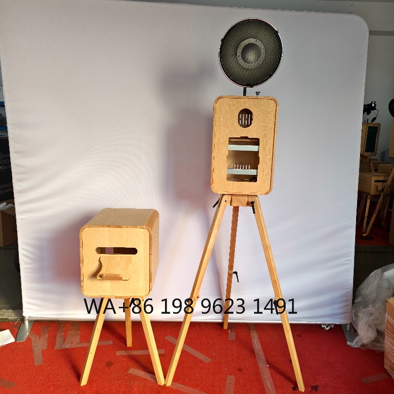 Retro Wooden Selfie Photo Boot - Photography Wedding ulasan dan harga