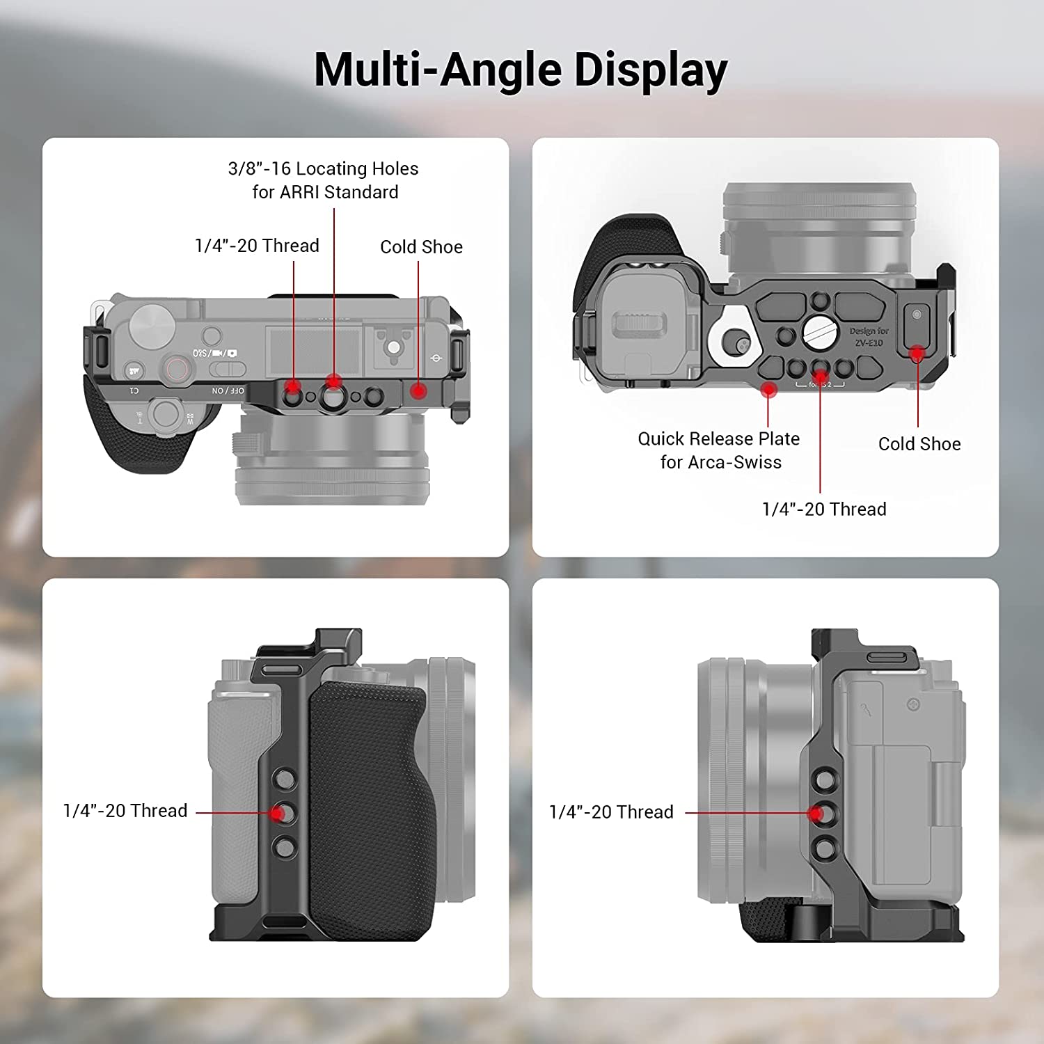SmallRig for Sony ZVE10 Camera - Camera Cage Rig ulasan dan harga