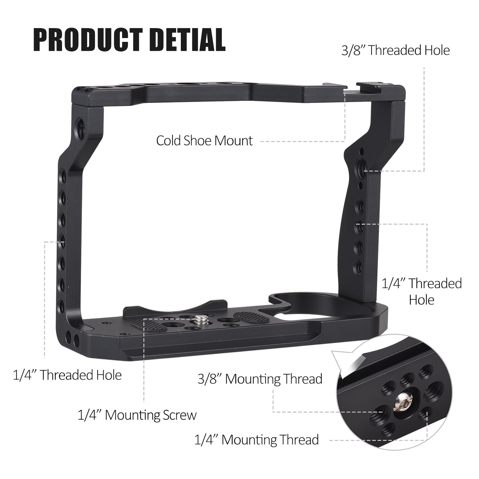 Compatible with Canon EOS R7 C - Camera Cage Rig ulasan dan harga