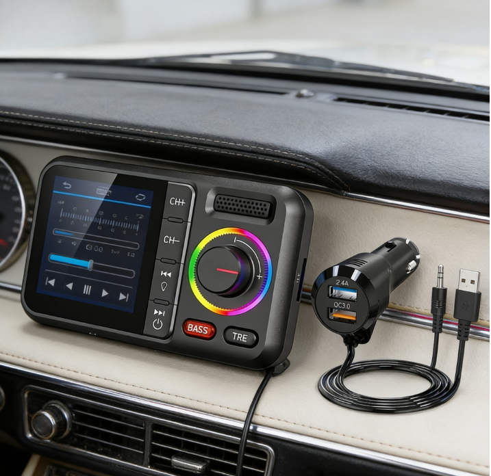 Wireless FM Transmitter with B - Photograph Mp3 ulasan dan harga